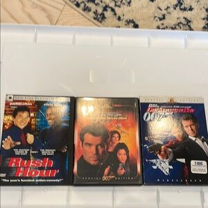 Rush Hour, and James Bond DVD Set of 2